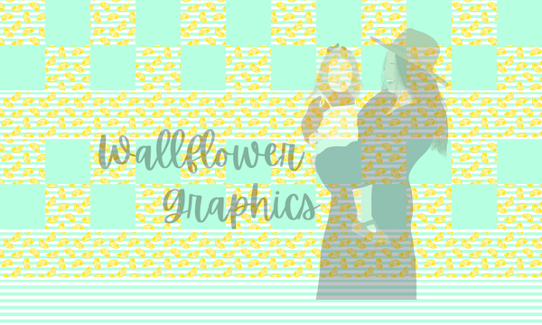 Wallflower Graphics - Lemon Wedge Shredded Yard