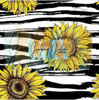 *IN-HOUSE* Sunflowers on Grunge Stripes
