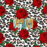 *In-House* Roses On Leopard