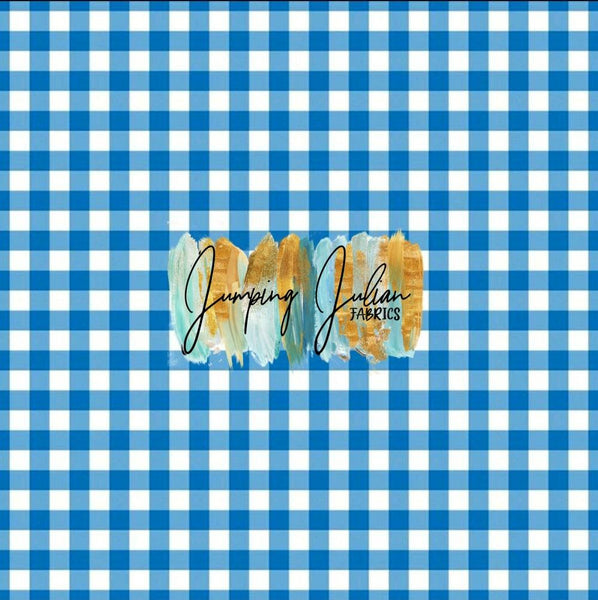 *In-House* Blue Gingham #36